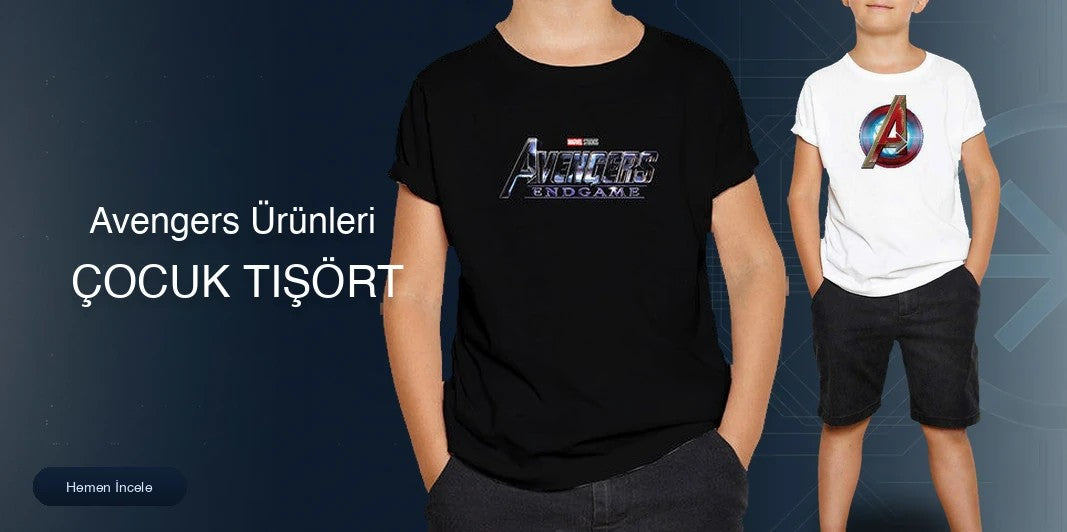Avengers Çocuk Tişört kapak