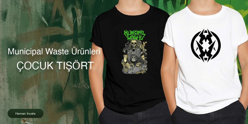Municipal Waste Çocuk Tişört