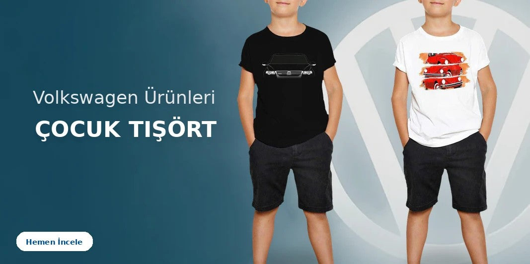 Volkswagen Çocuk Tişört kapak