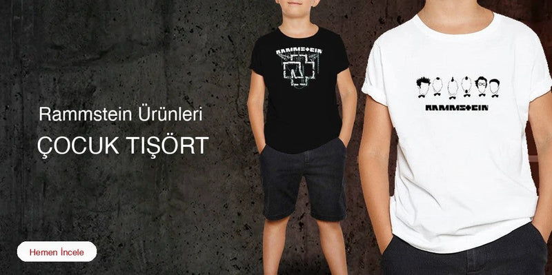 Rammstein Çocuk Tişört kapak