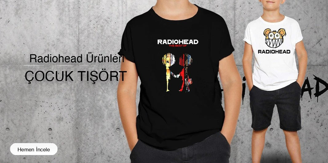 Radiohead Çocuk Tişört kapak