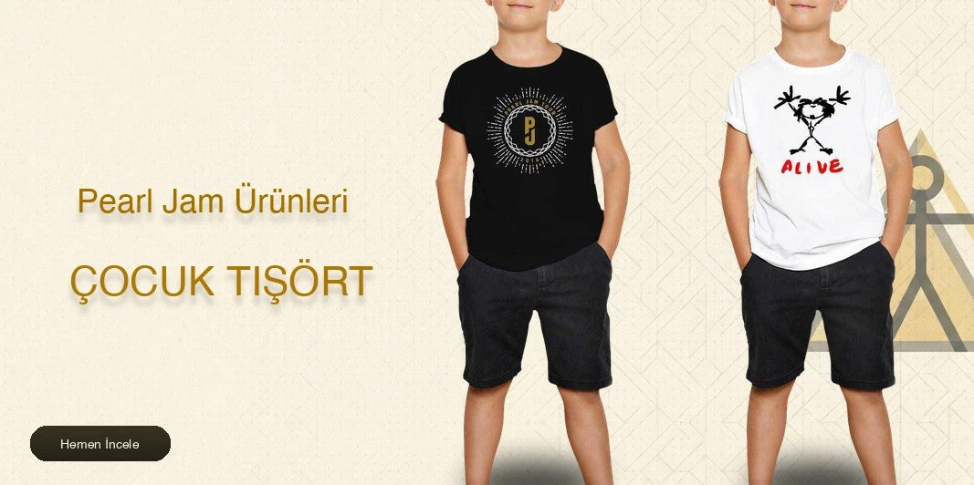 Pearl Jam Çocuk Tişört kapak