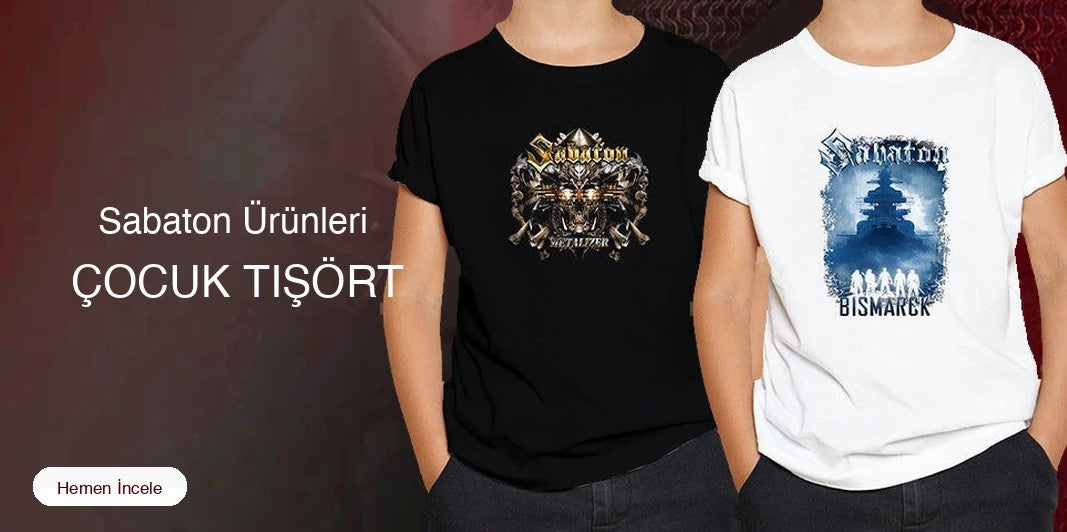 Sabaton Çocuk Tişört kapak