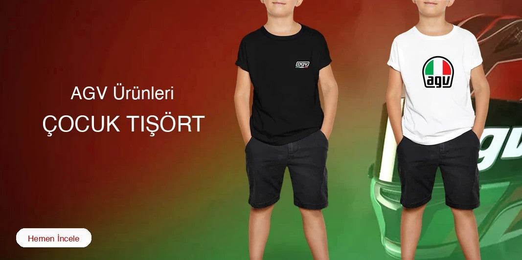 AGV Çocuk Tişört kapak