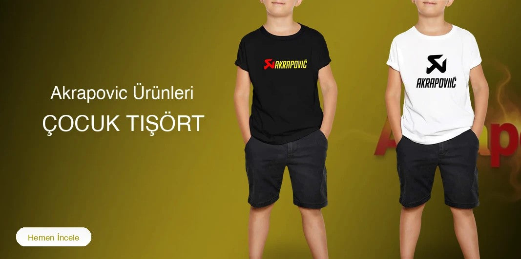 Akrapovic Çocuk Tişört kapak