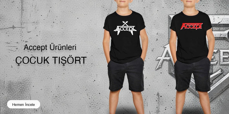 Accept Çocuk Tişört kapak