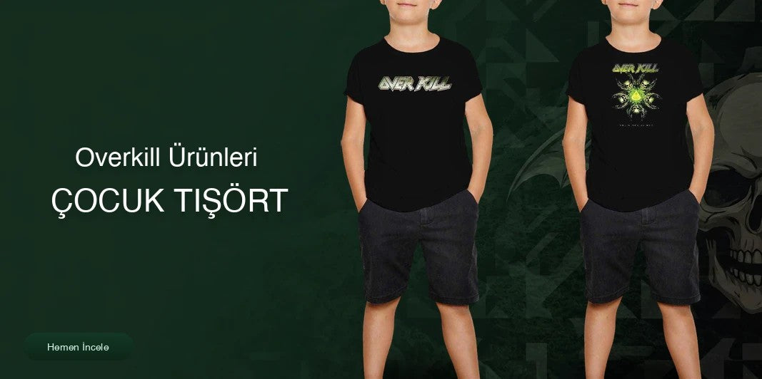 Overkill Çocuk Tişört kapak