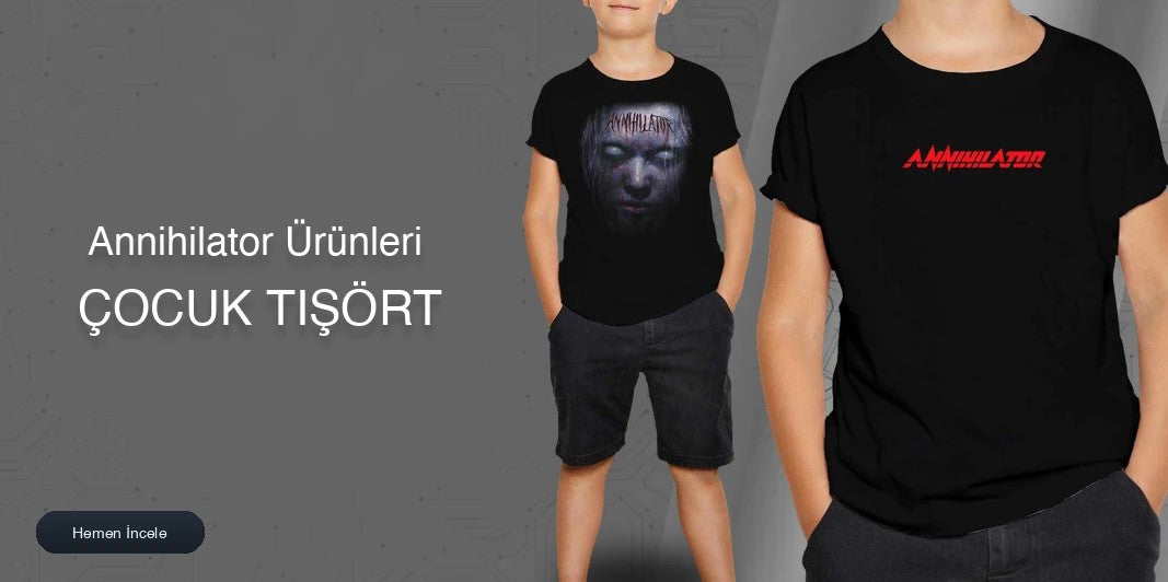 Annihilator Çocuk Tişört kapak