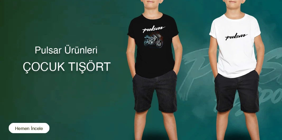 Pulsar Çocuk Tişört kapak
