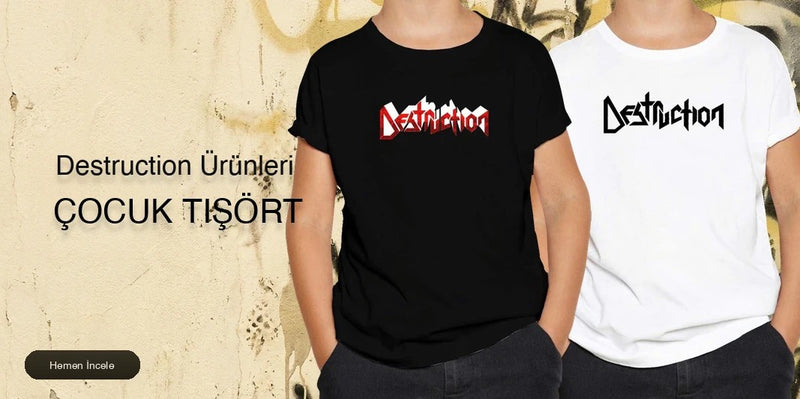 Destruction Çocuk Tişört