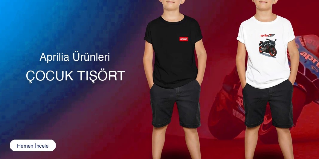 Aprilia Çocuk Tişört kapak