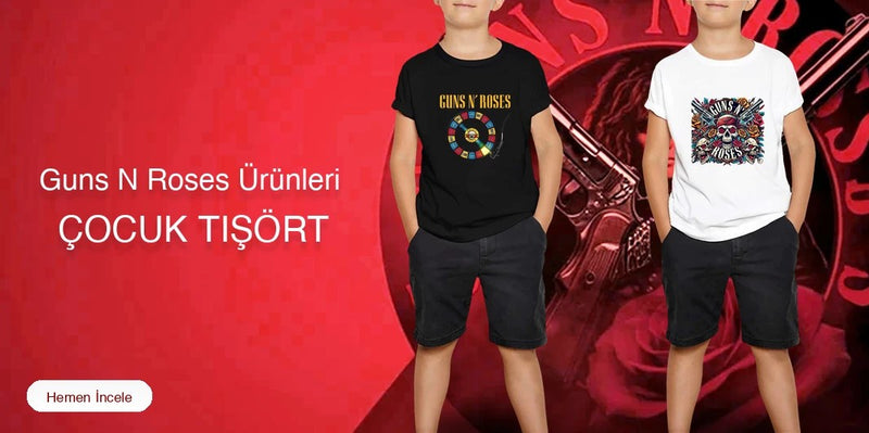 Guns N Roses Çocuk Tişört kapak