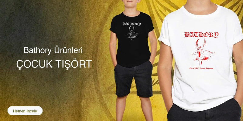 Bathory Çocuk Tişört kapak