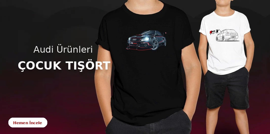 Audi Çocuk Tişört kapak