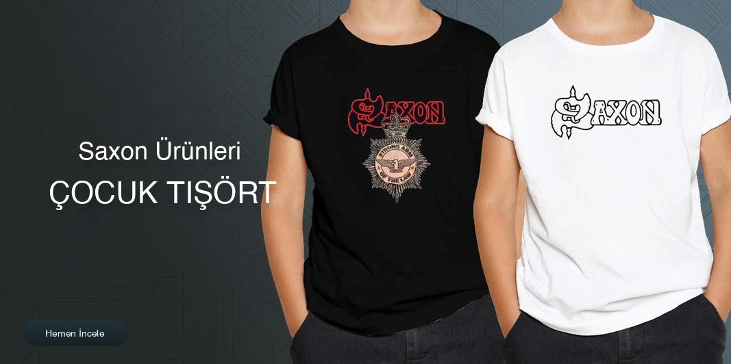 Saxon Çocuk Tişört kapak