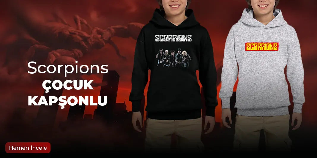 Scorpions Çocuk Kapşonlu