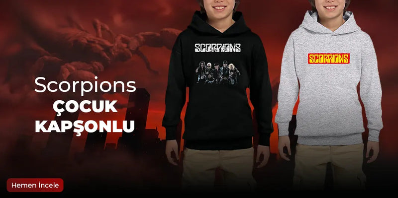 Scorpions Çocuk Kapşonlu