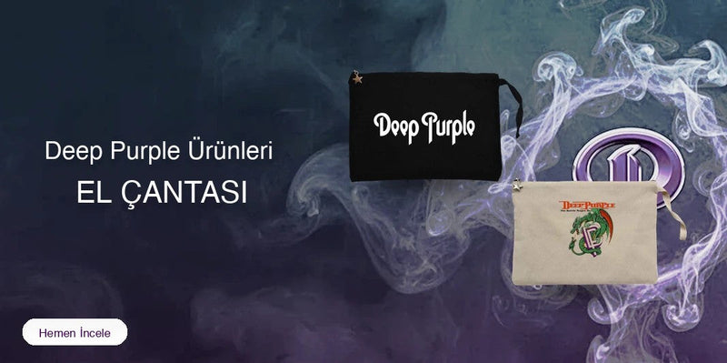Deep Purple Clutch / El Çantası kapak