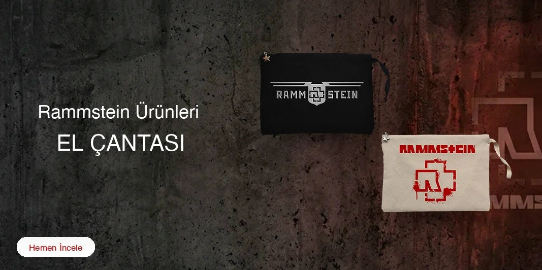 Rammstein Clutch / El Çantası kapak