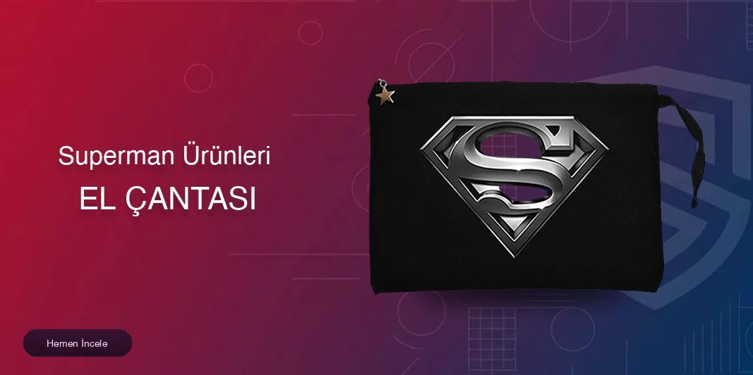 Superman Clutch El Çantası kapak