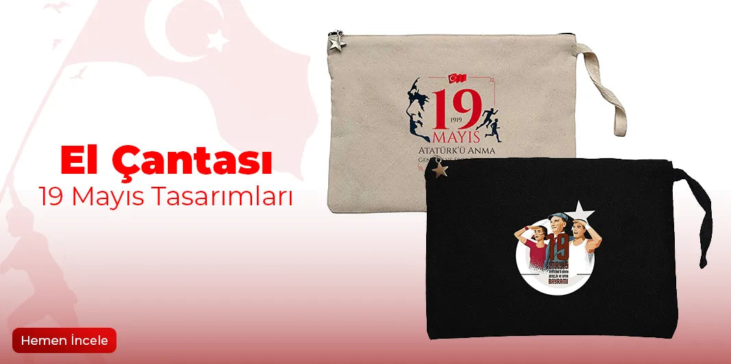 19 Mayıs Clutch El Çantası