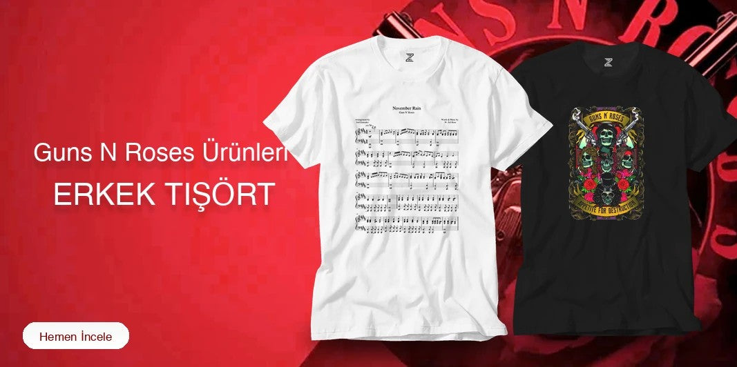 Guns N Roses Tişört | Zepplin Giyim