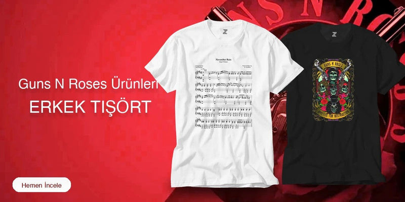 Guns N Roses Tişört kapak