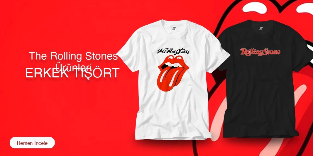 The Rolling Stones Erkek Tişört kapak