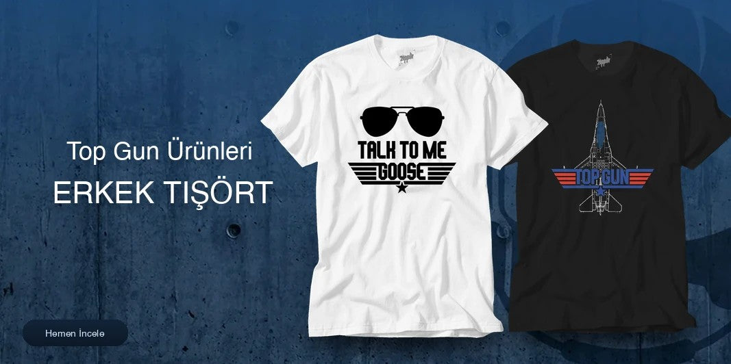 Top Gun Tişört kapak