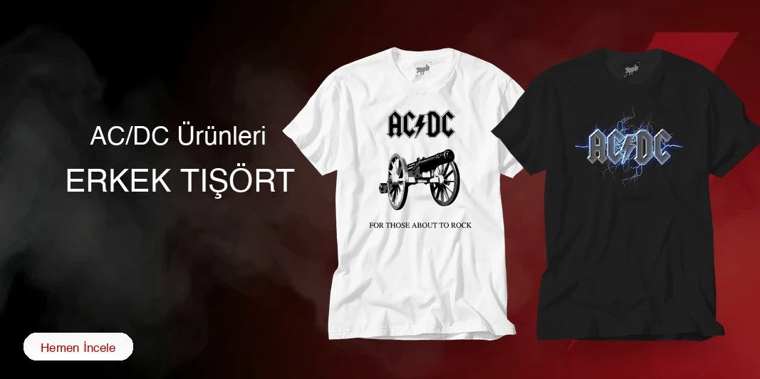 AC/DC Erkek Tişört kapak