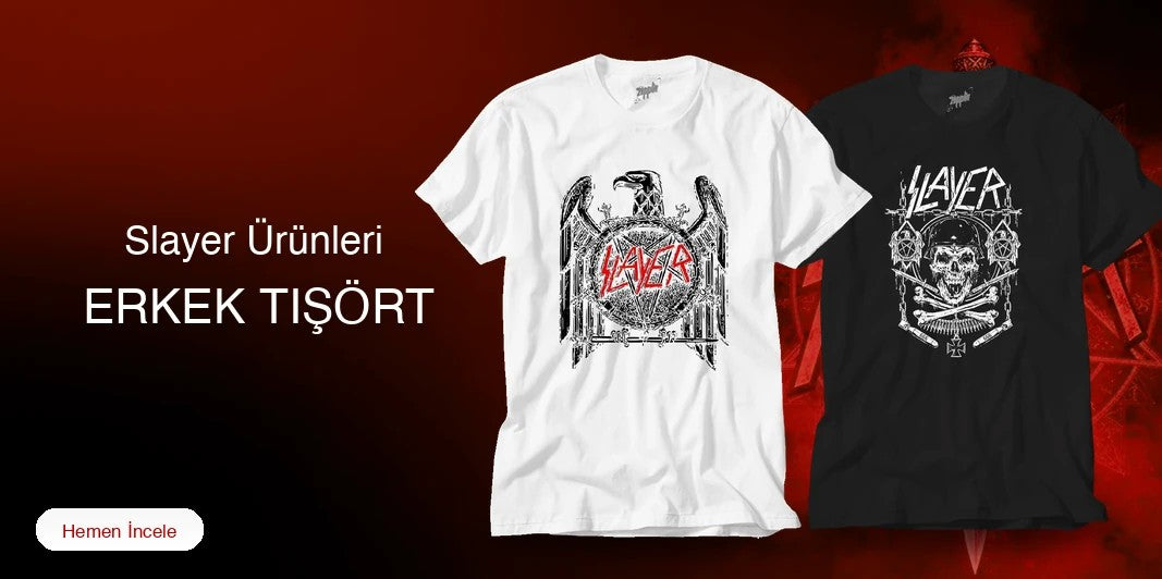 Slayer Erkek Tişört kapak