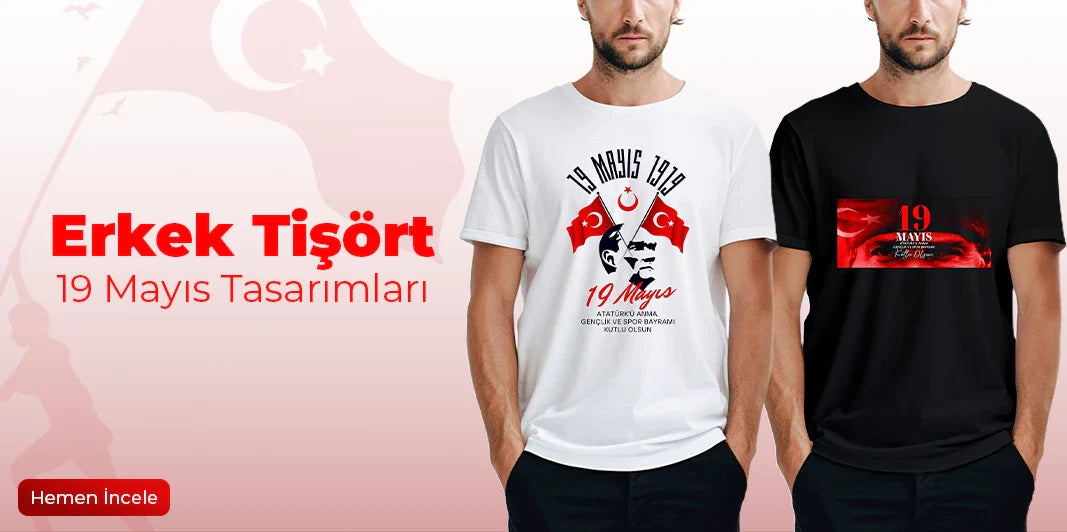 19 Mayıs Erkek Tişört