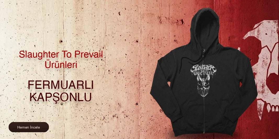 Slaughter To Prevail Fermuarlı Kapşonlu kapak
