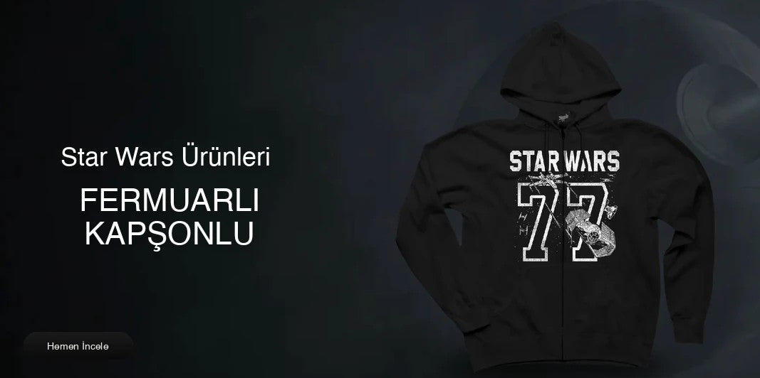 Star Wars Fermuarlı Kapşonlu kapak