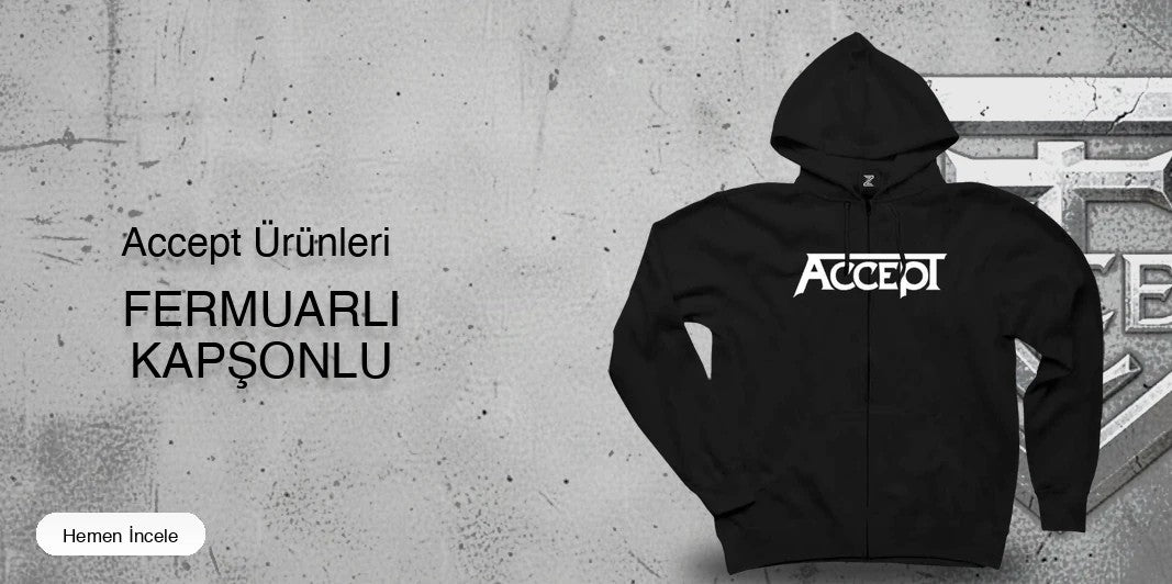 Accept Fermuarlı Kapşonlu kapak
