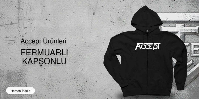 Accept Fermuarlı Kapşonlu kapak