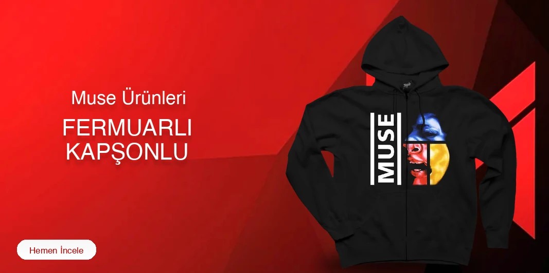 Muse Fermuarlı Kapşonlu kapak