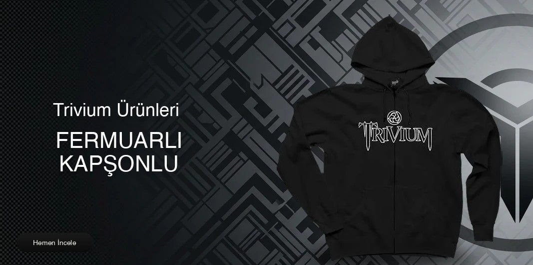 Trivium Fermuarlı Kapşonlu kapak