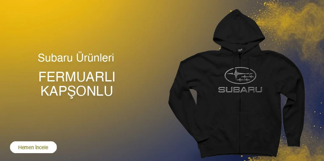 Subaru Fermuarlı Kapşonlu kapak