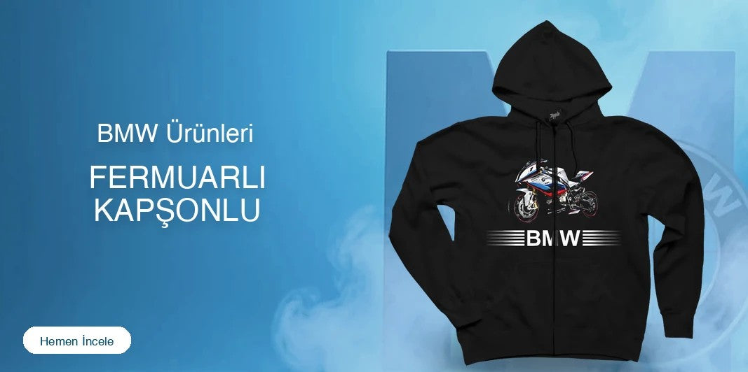 BMW Fermuarlı Kapşonlu kapak