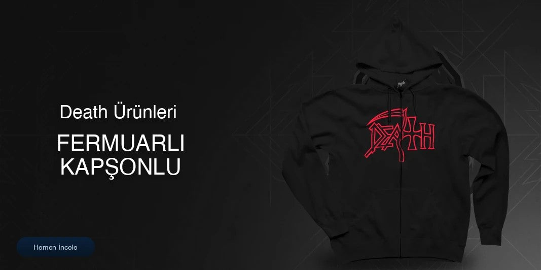 Death Ürünleri | Tişört, Kapşonlu, Çanta ve Aksesuar