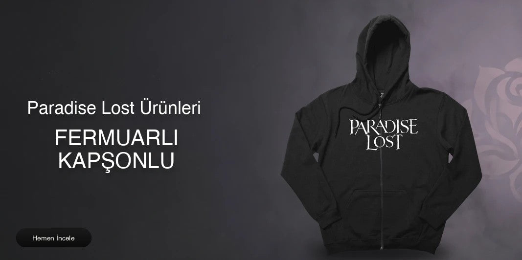 Paradise Lost Fermuarlı Kapşonlu kapak