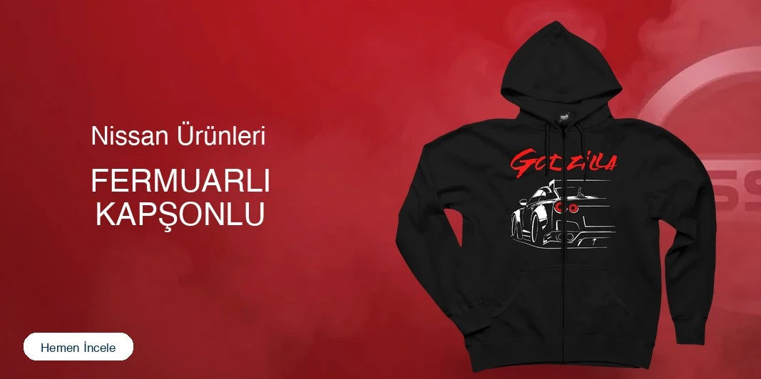 Nissan Fermuarlı Kapşonlu kapak