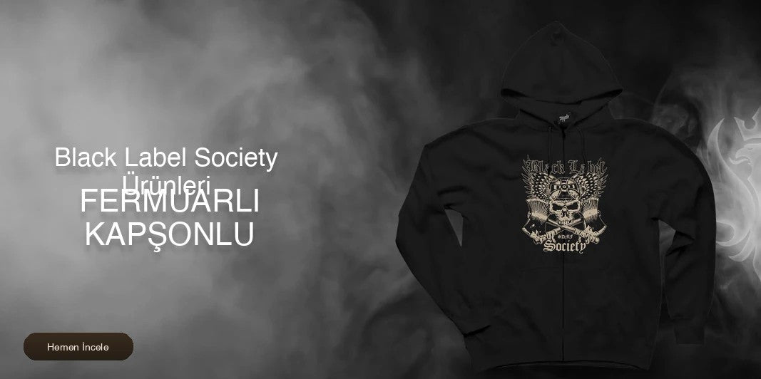 Black Label Society Fermuarlı Kapşonlu kapak