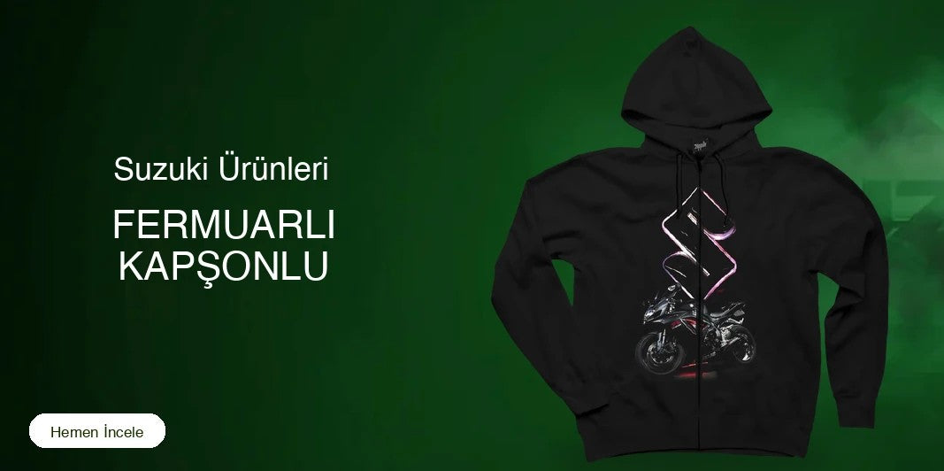 Suzuki Fermuarlı Kapşonlu kapak