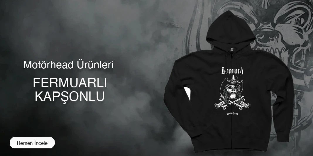 Motörhead Fermuarlı Kapşonlu kapak