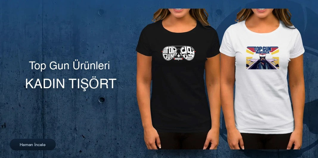 Top Gun Kadın Tişört kapak