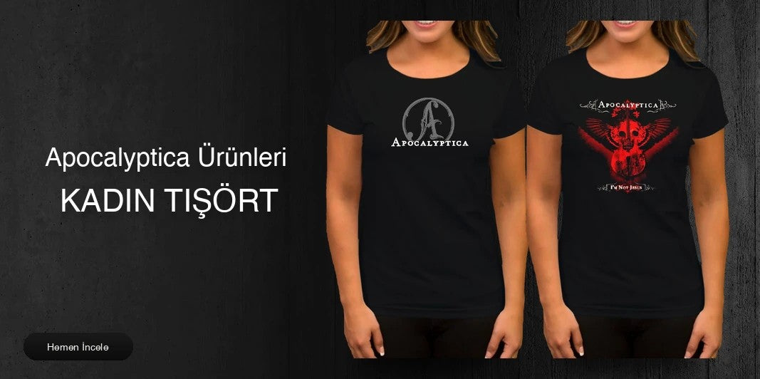Apocalyptica Kadın Tişört kapak