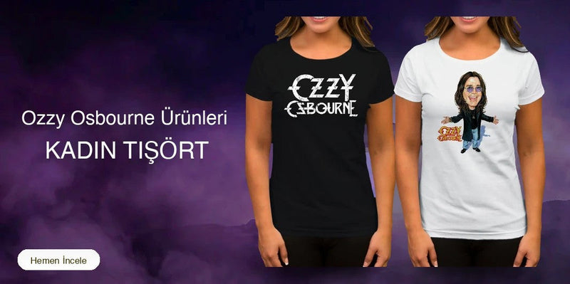 Ozzy Osbourne Kadın Tişört