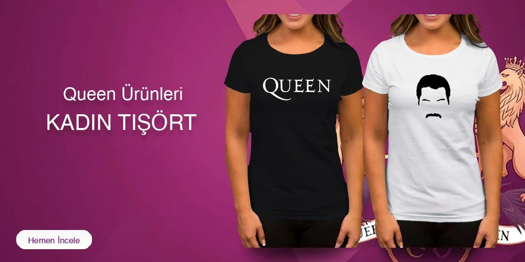 Queen Kadın Tişört kapak